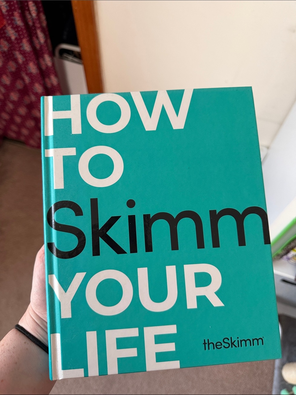 How To Skimm Your Life — Teal Hardcover Book